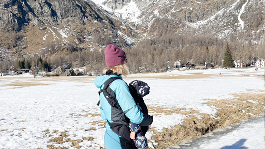 Piano di Devero in marsupio apassodimamma