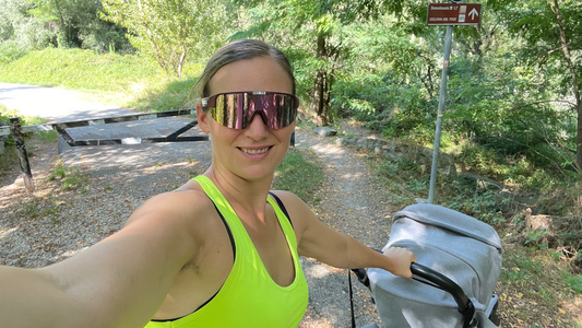 Dalla stazione di Domodossola in pista ciclabile fino a Nosere Apassodimamma con bimbo in passeggino