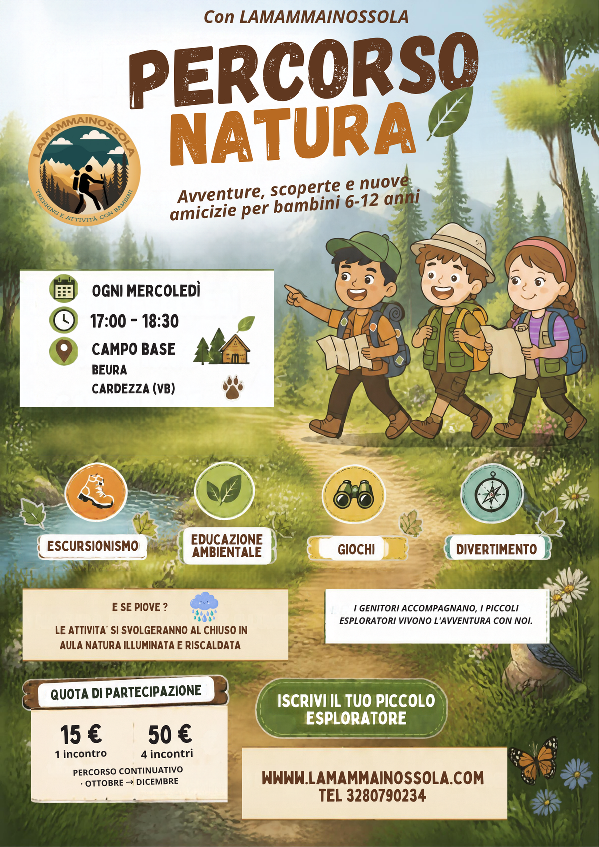 Percorso Natura | Avventure per bambini 6-12 anni