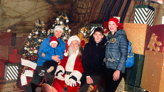 Alla grotta di babbo natale di Ornavasso Apassodimamma