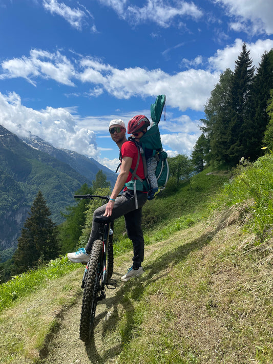 Si puo' usare lo zainetto porta bimbo in bicicletta ?