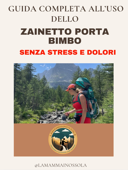 Guida online zainetto porta bimbo